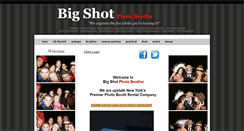 Desktop Screenshot of bigshotphotobooths.com